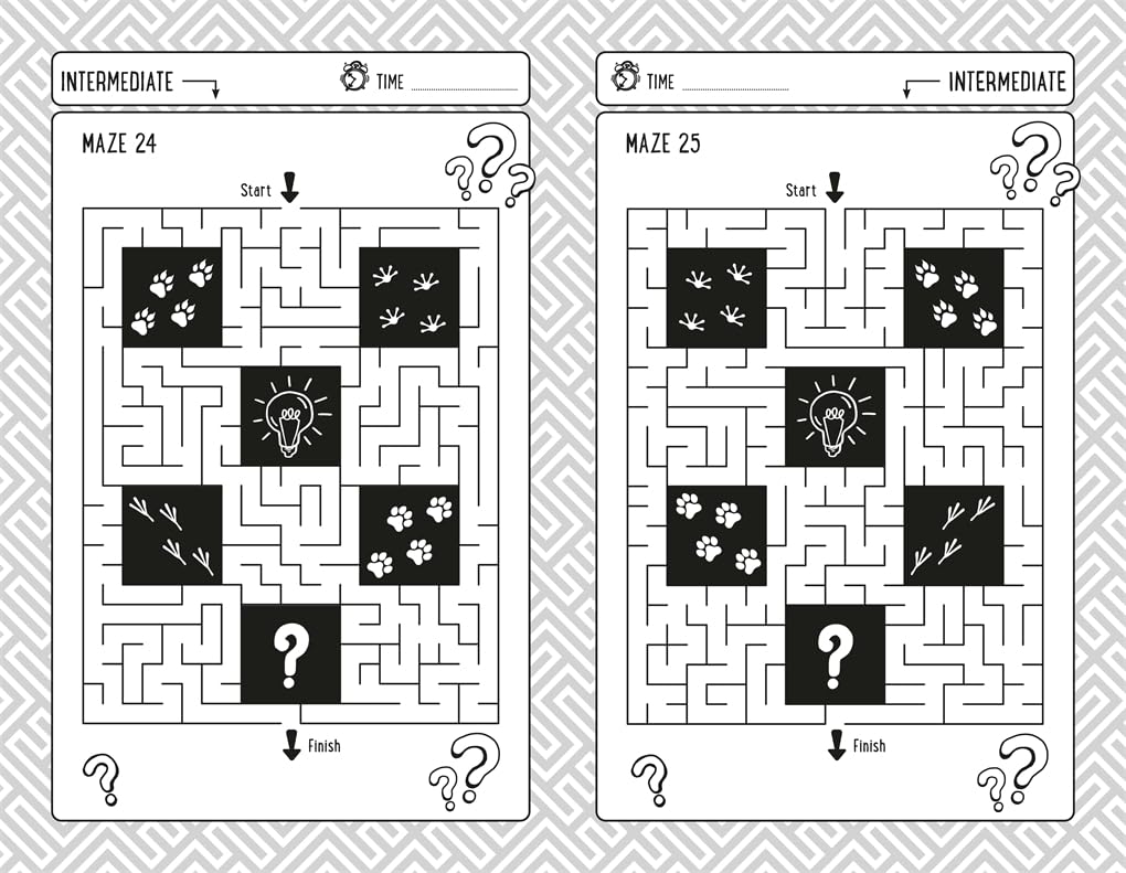Mazes for Clever Kids®: More Than 100 Puzzles To Boost Your Brainpower (Buster Brain Games) (Paperback)