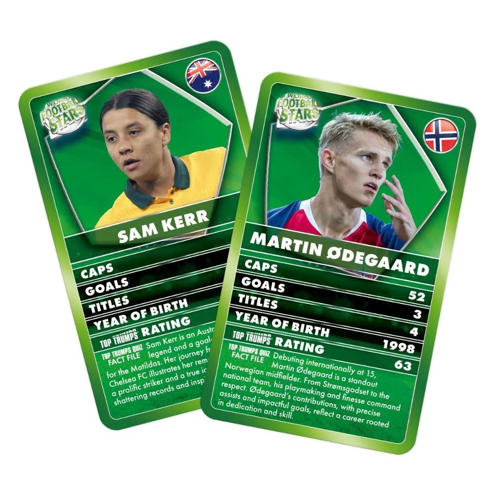 TOP TRUMP WORLD FOOTBALL STARS SPECIAL