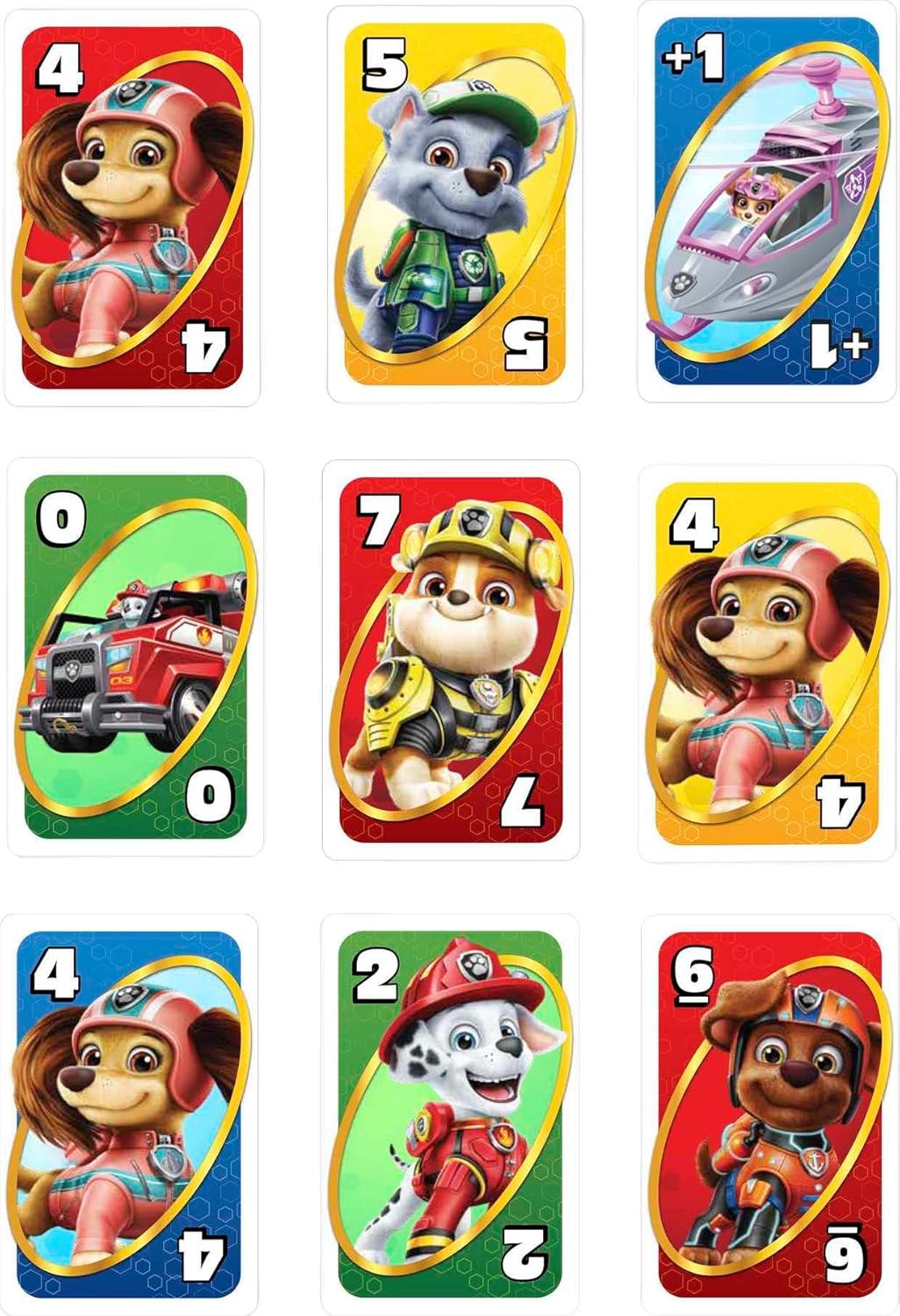 MATTEL UNO JUNIOR PAW PATROL THE MOVIE CARD GAME