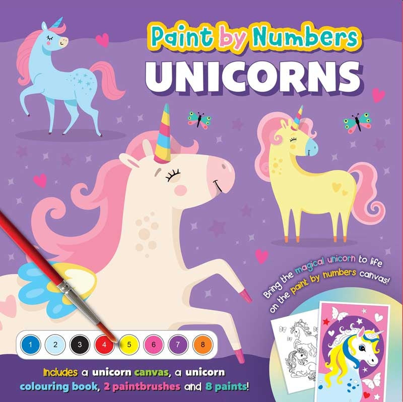 Unicorns Paint By Numbers Activity Kit