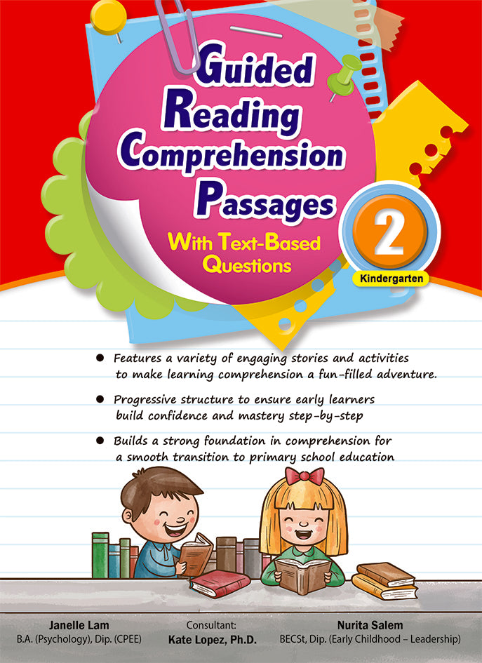 Guided Reading Comprehension Passages With Text-Based Questions Kindergarten 2