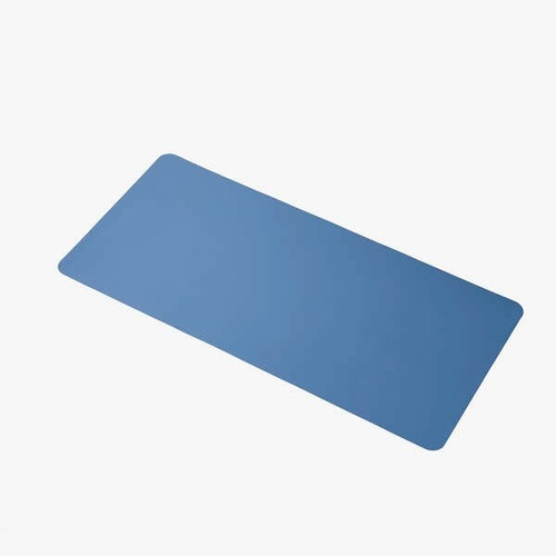 ELECOM Mouse Pad Single-Sided Desk Mat Soft Leather Ice Blue