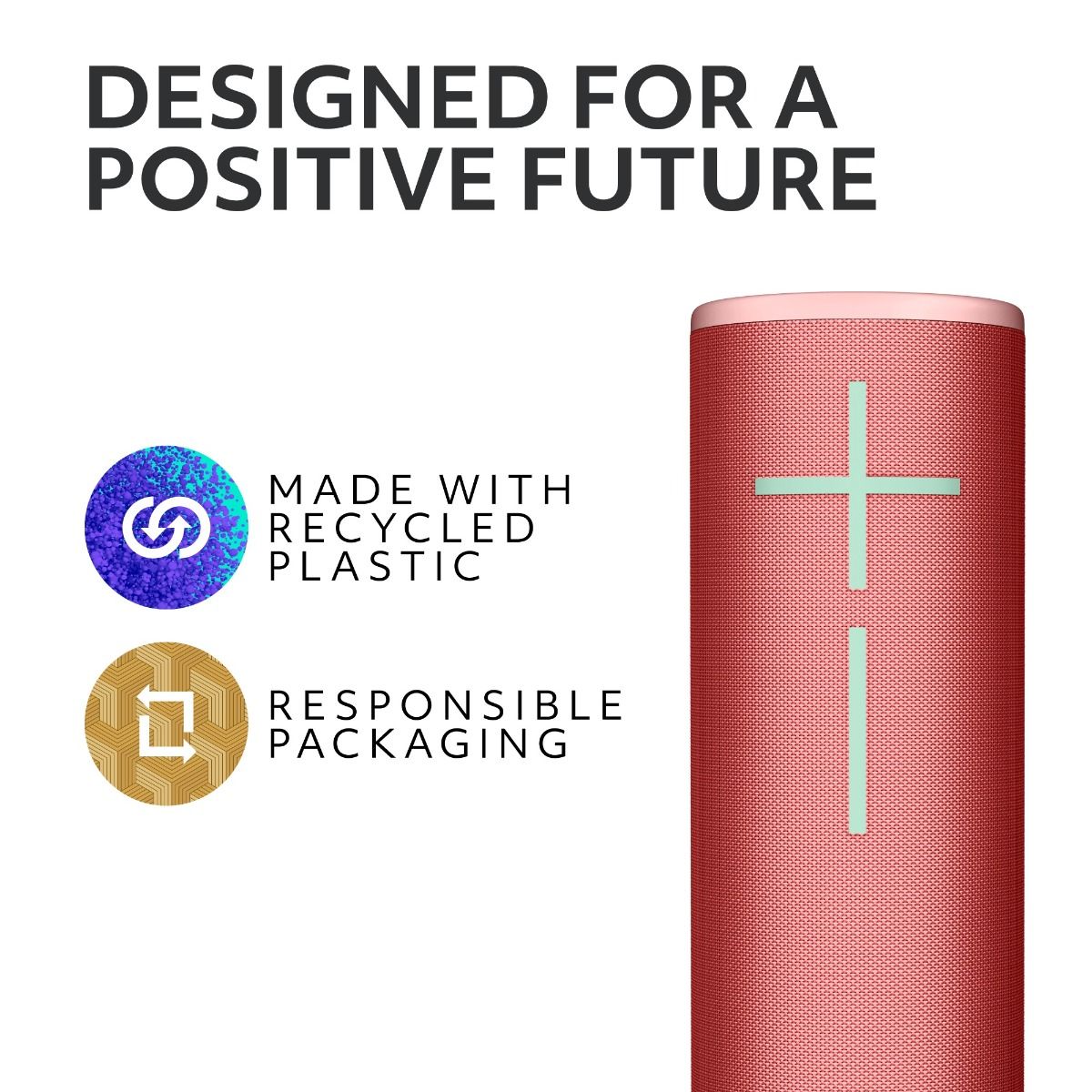 Ultimate Ears Boom 4 Portable Waterproof Bluetooth Speaker – Raspberry Red