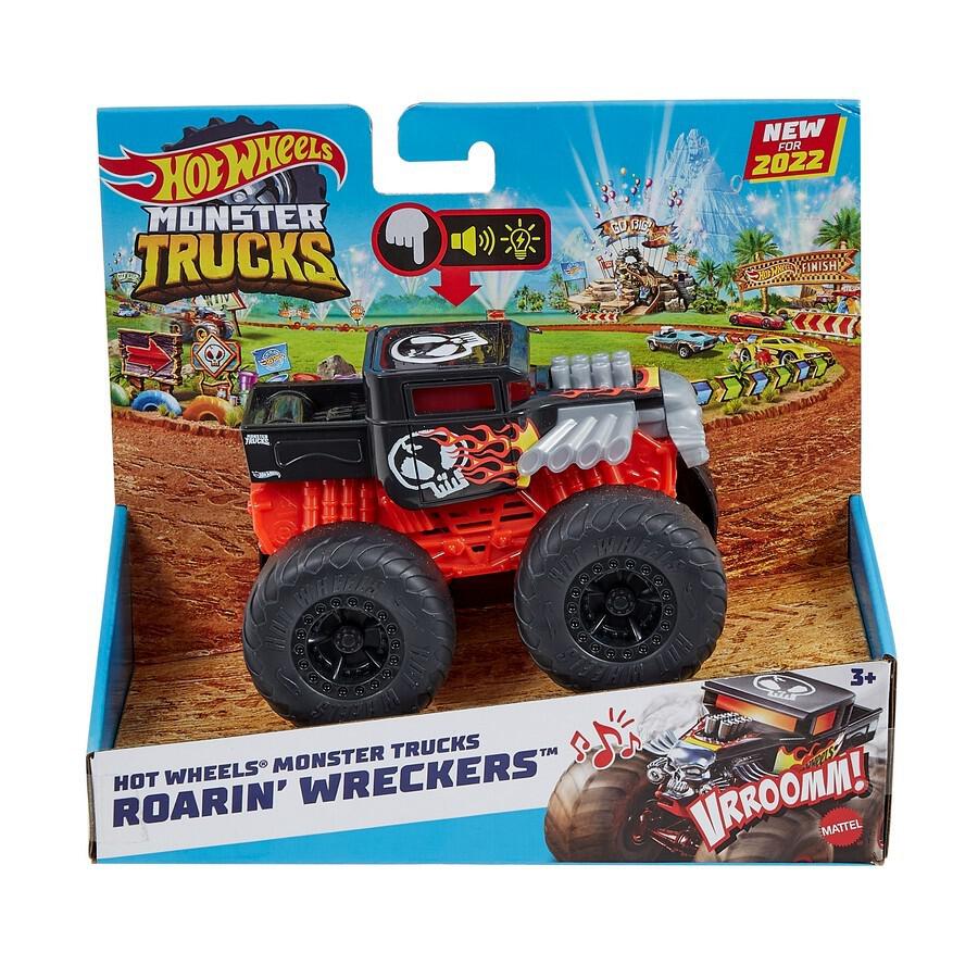 MATTEL HOT WHEELS MONSTER TRUCKS ROARIN WRECKERS ASSORTED