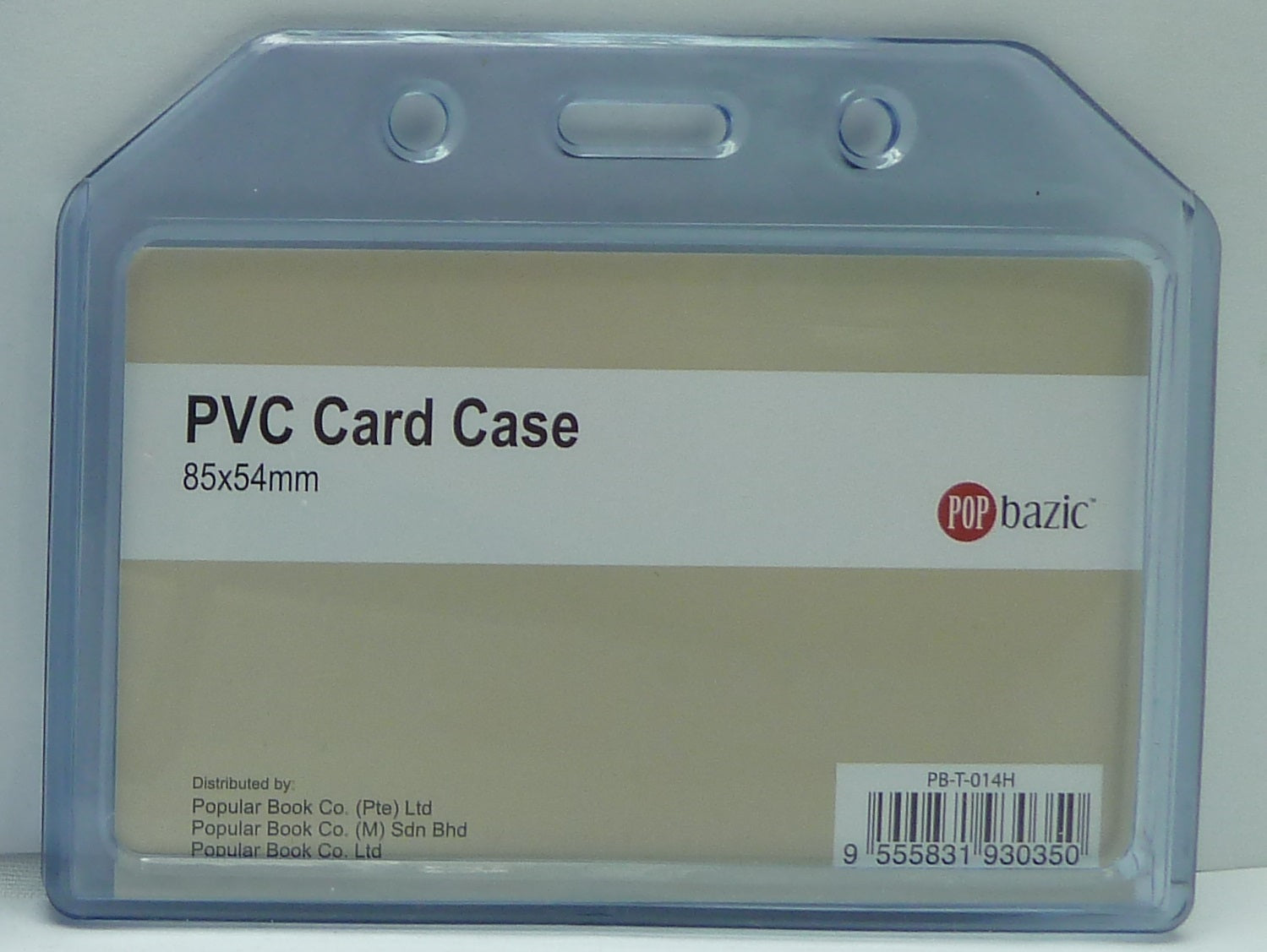 POP BAZIC PVC Soft Card Case 85MM x 54MM (Horizontal)