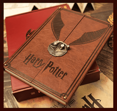 Harry Potter A5 PU Notebook With Metal Button