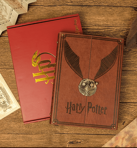 Harry Potter A5 PU Notebook With Metal Button