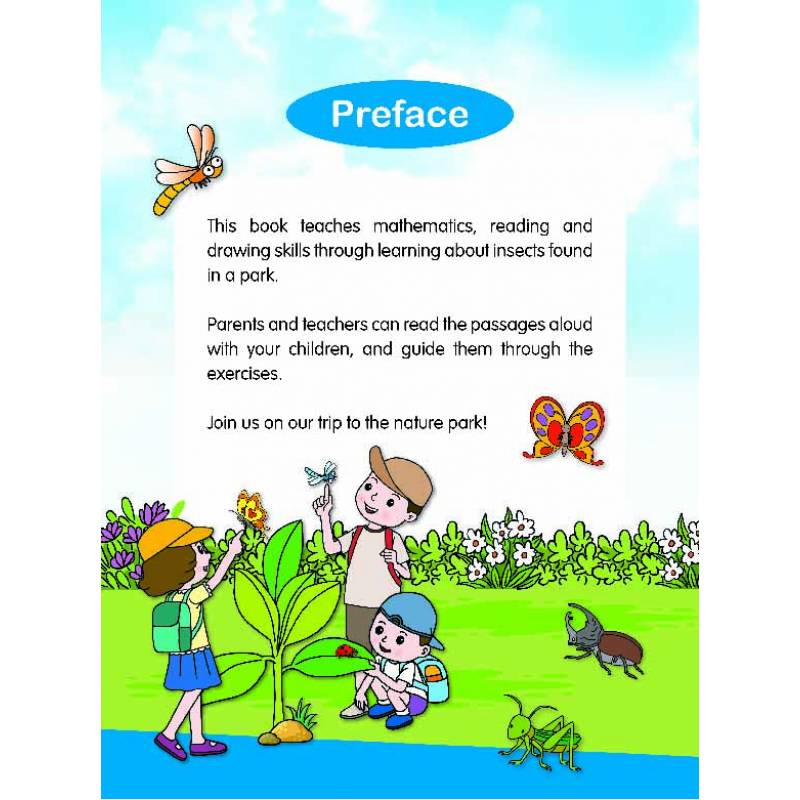 K2 Preschool Maths And Drawing Book 2: Insects