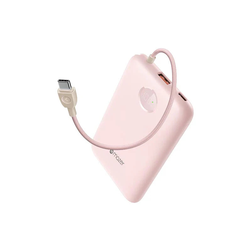 Mazer M-PC20LINK10V2-CM PD20W 10K Built-in C Cable PB (Pink)