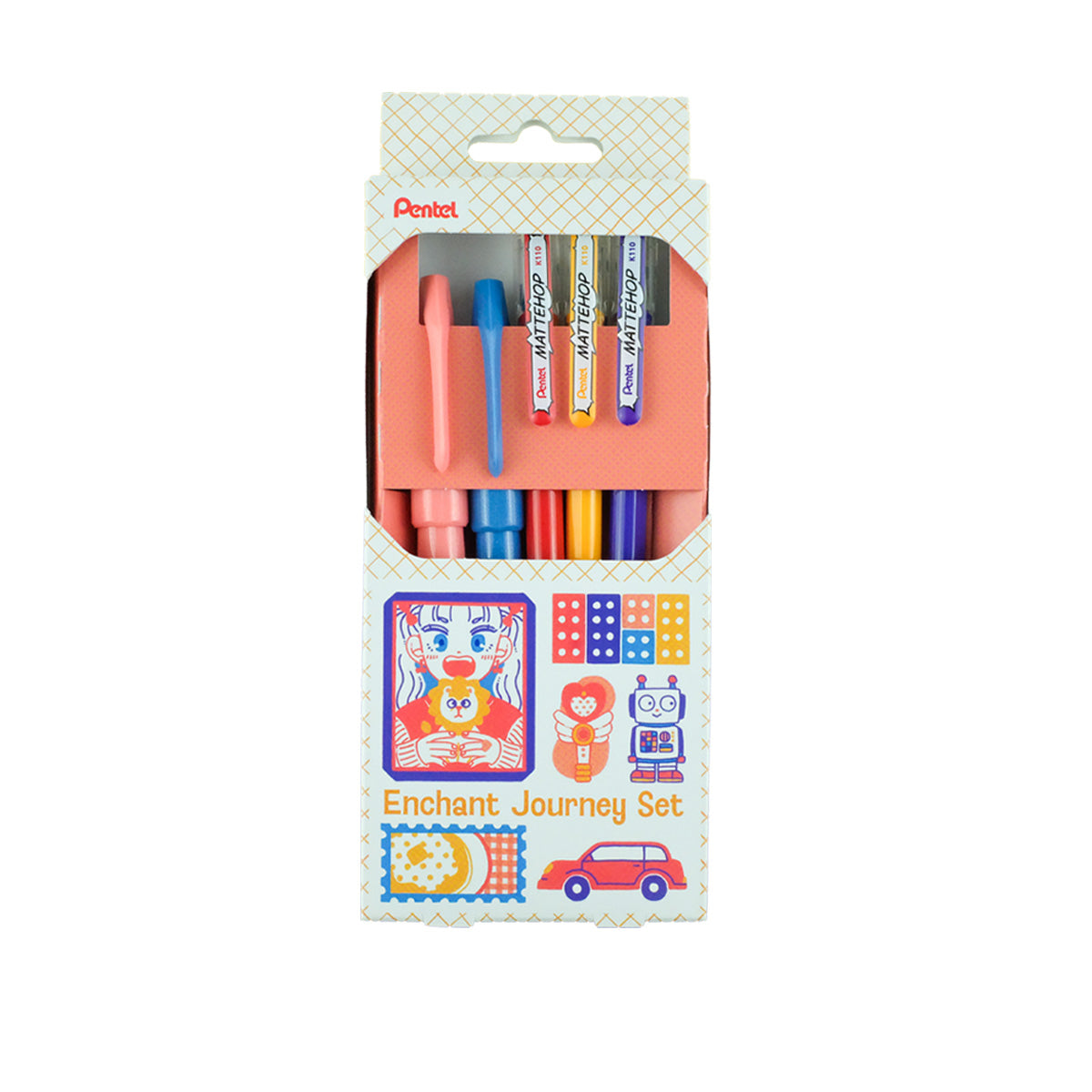 Pentel Matthehop Gel Pen (Enchant Journey Set)