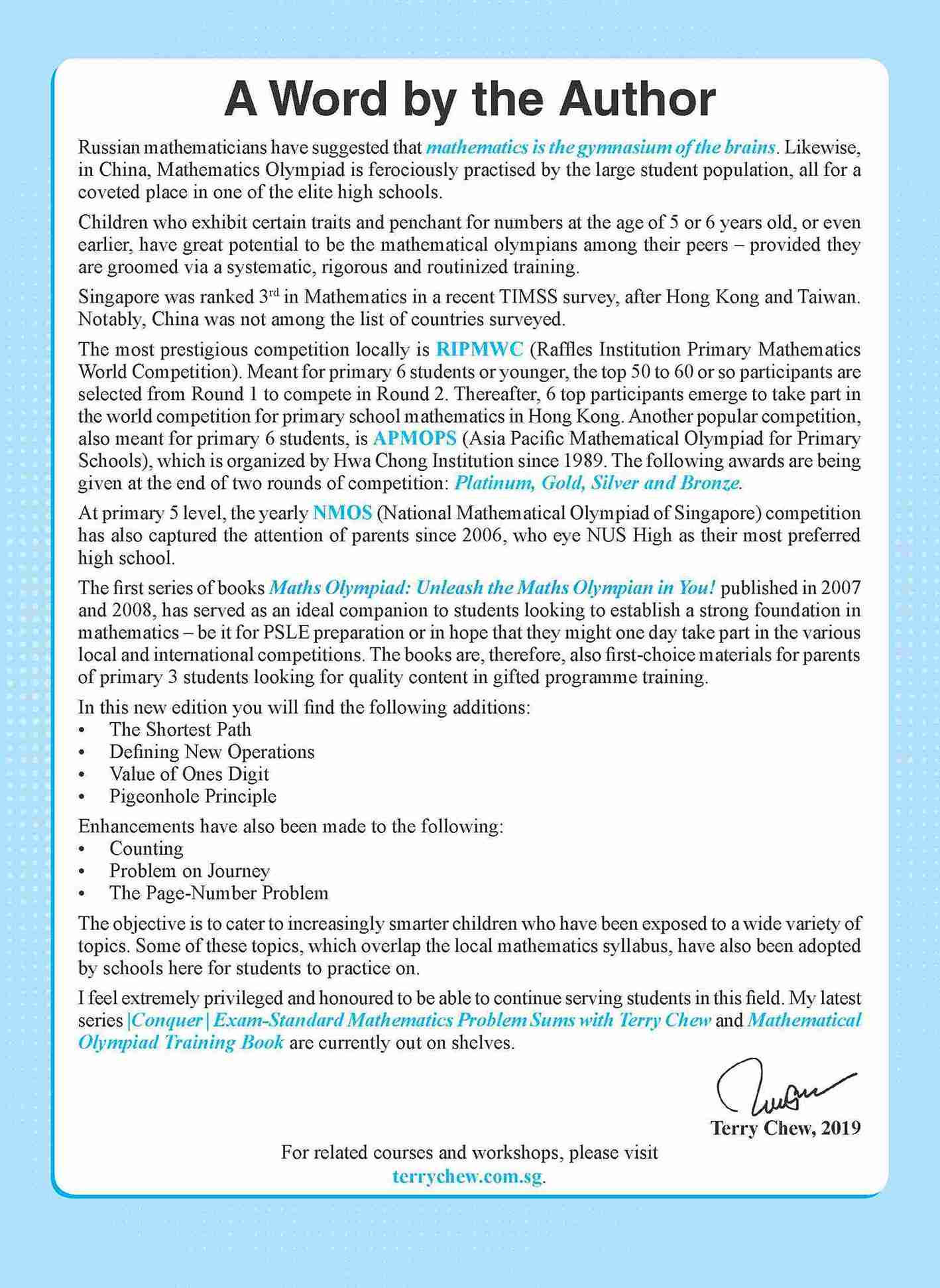 Maths Olympiad Beginner (Primary 3&4, suitable for 9-10 years old)