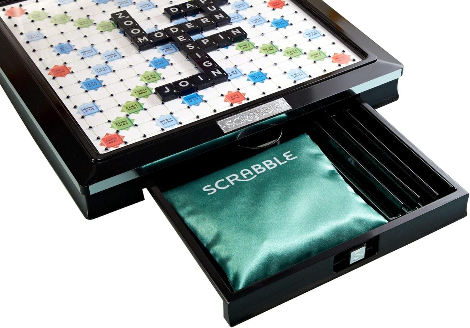 MATTEL SCRABBLE DELUXE UK BOARD GAME