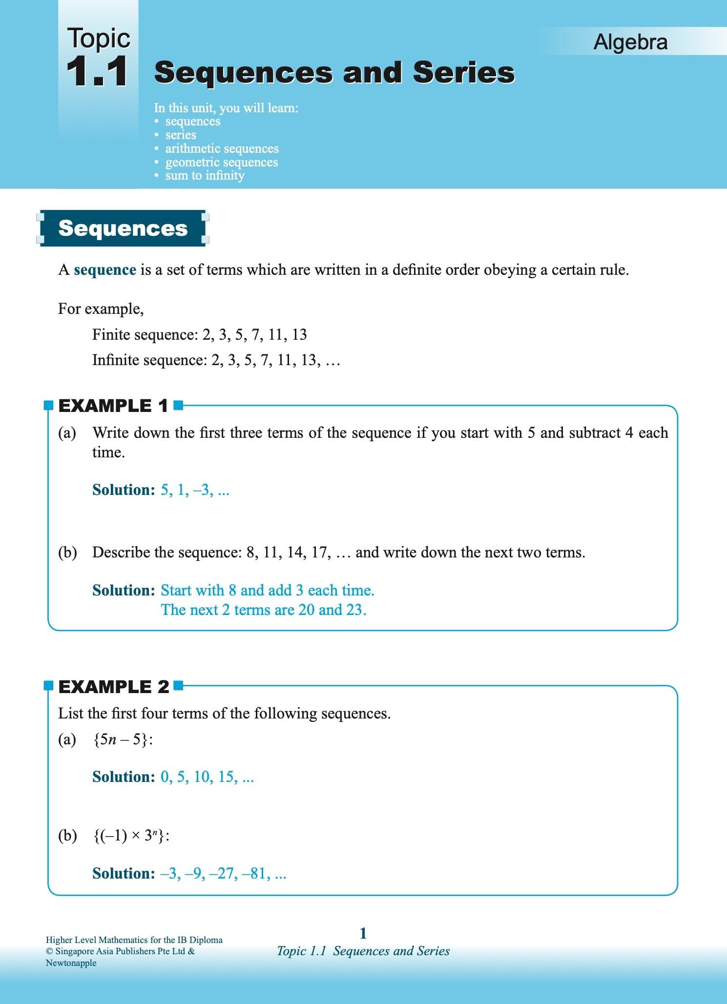 Higher Level Mathematics For The IB Diploma