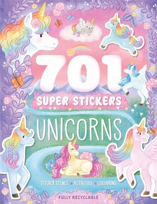 701 Super Stickers Unicorns (Paperback)