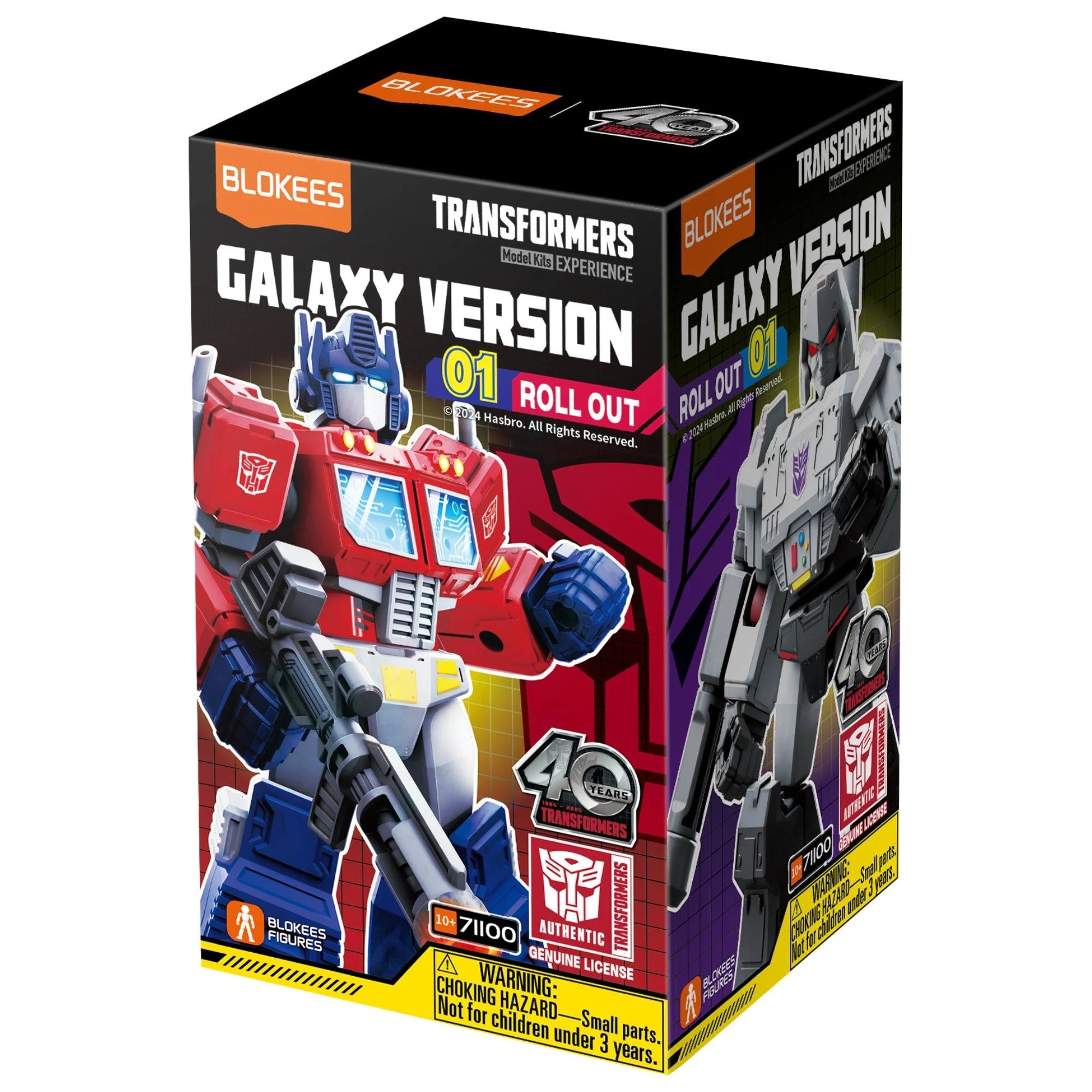 BLOKEES BLINDBOX TRANSFORMERS GALAXY VERSION 01 ROLL OUT