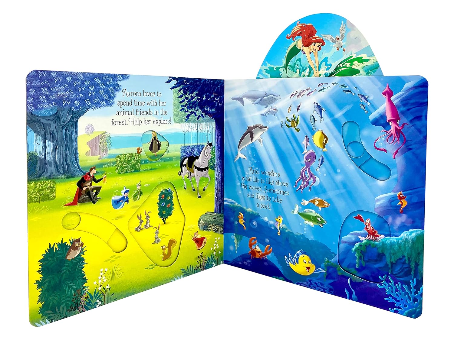 Disney Princess: Slide and Reveal (Activity Board Book)