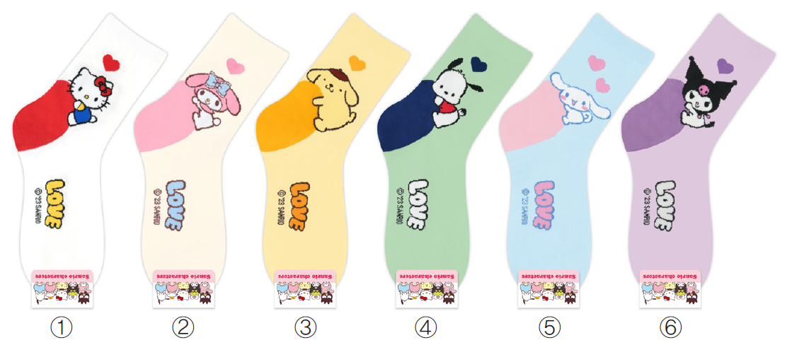Sanrio Big Hug Long Socks - My Melody