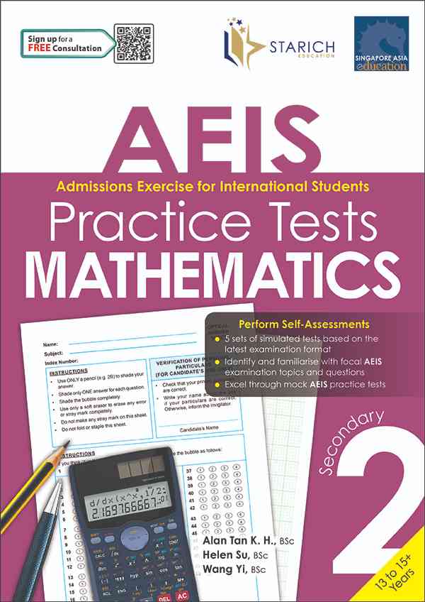 AEIS Practice Tests Mathematics – Secondary 2 (13 To 15+ Years)