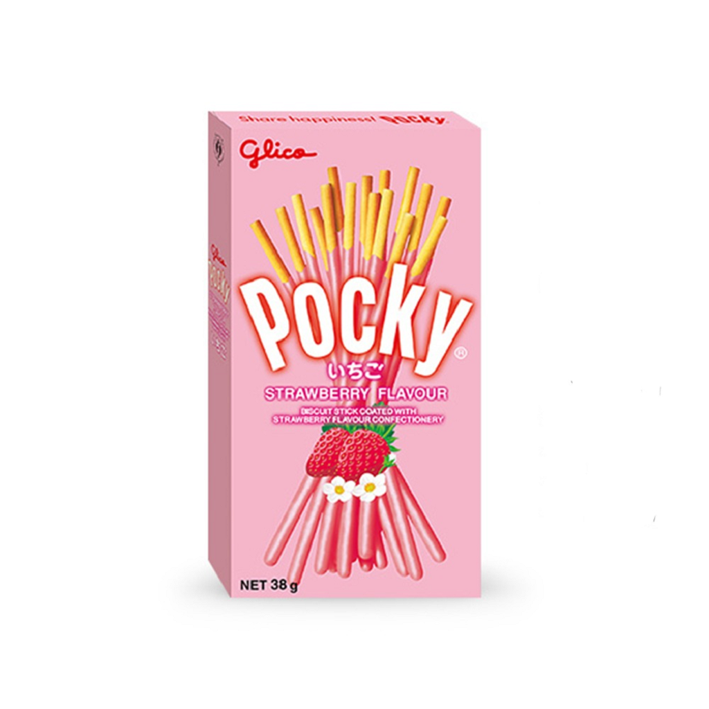 Glico Pocky Strawberry 10x38g