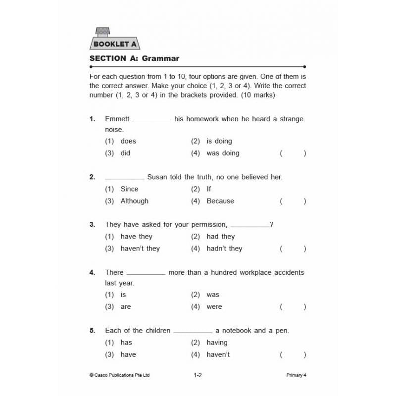 English Examination Papers Primary 4 (Pack)