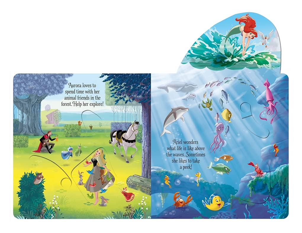 Disney Princess: Slide and Reveal (Activity Board Book)