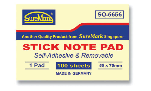 Stick Note Pad 50x75mm