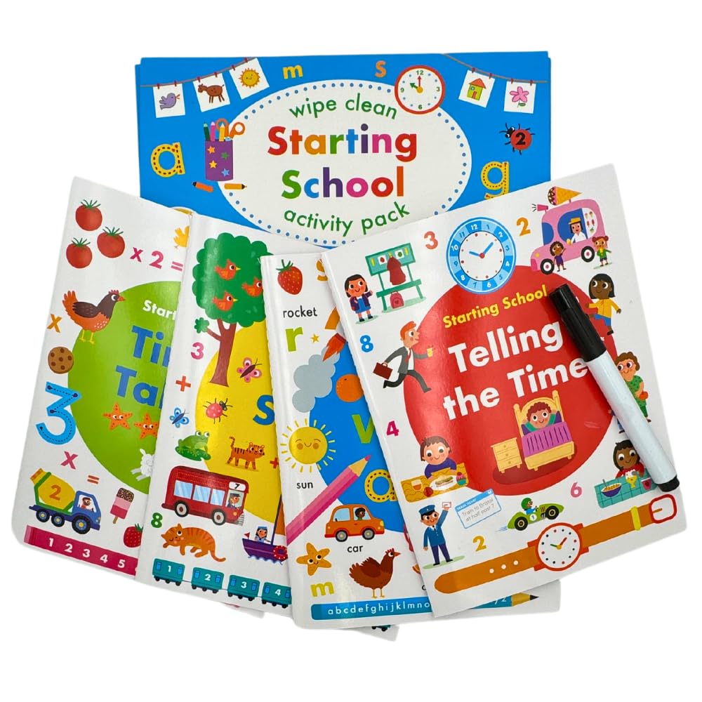 Wipe Clean Activity Pack - Starting School