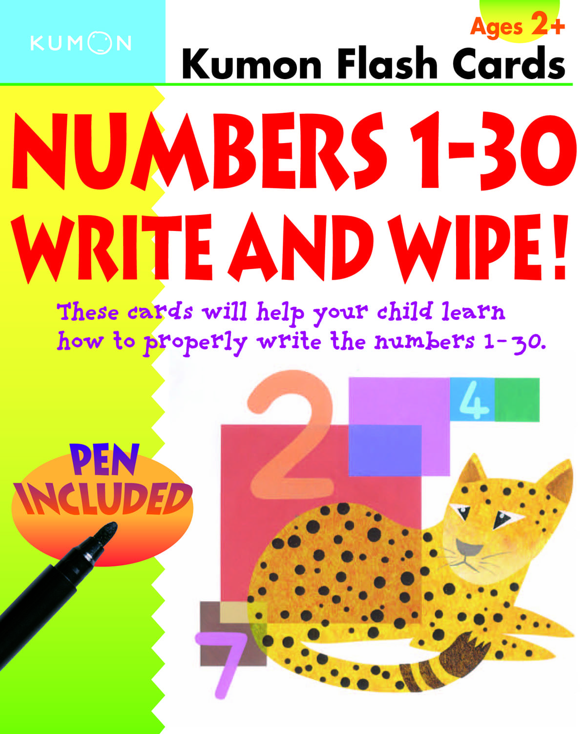 Kumon: Numbers 1-30 Write Wipe