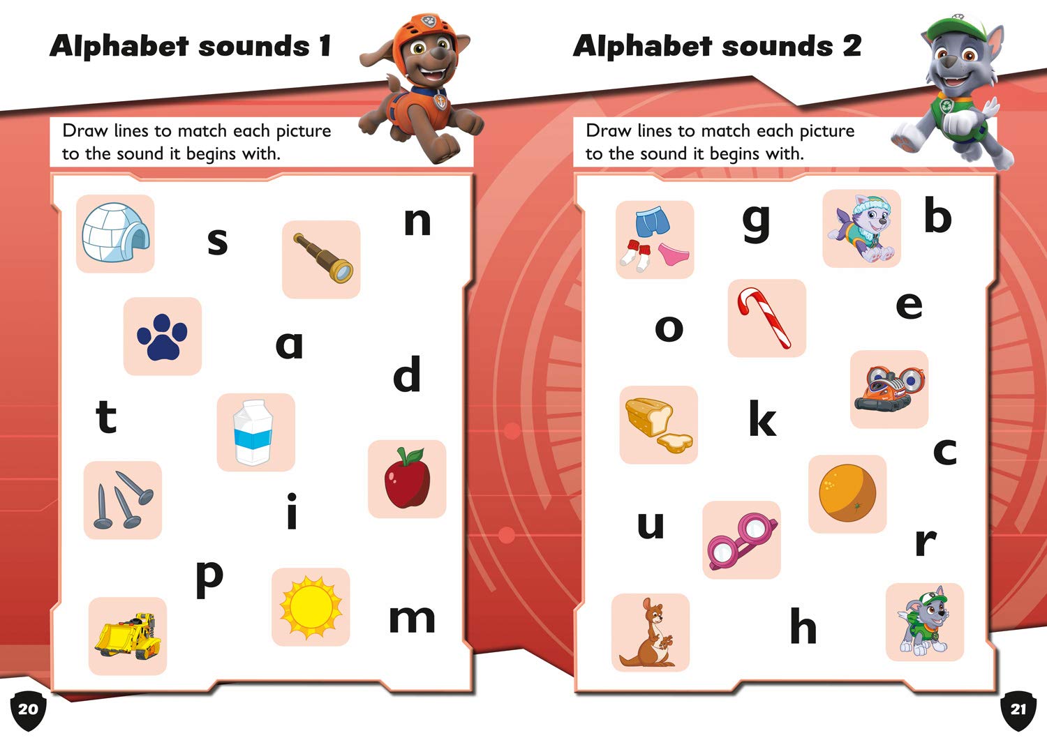 Paw Patrol First Phonics Activity Book (Paperback)