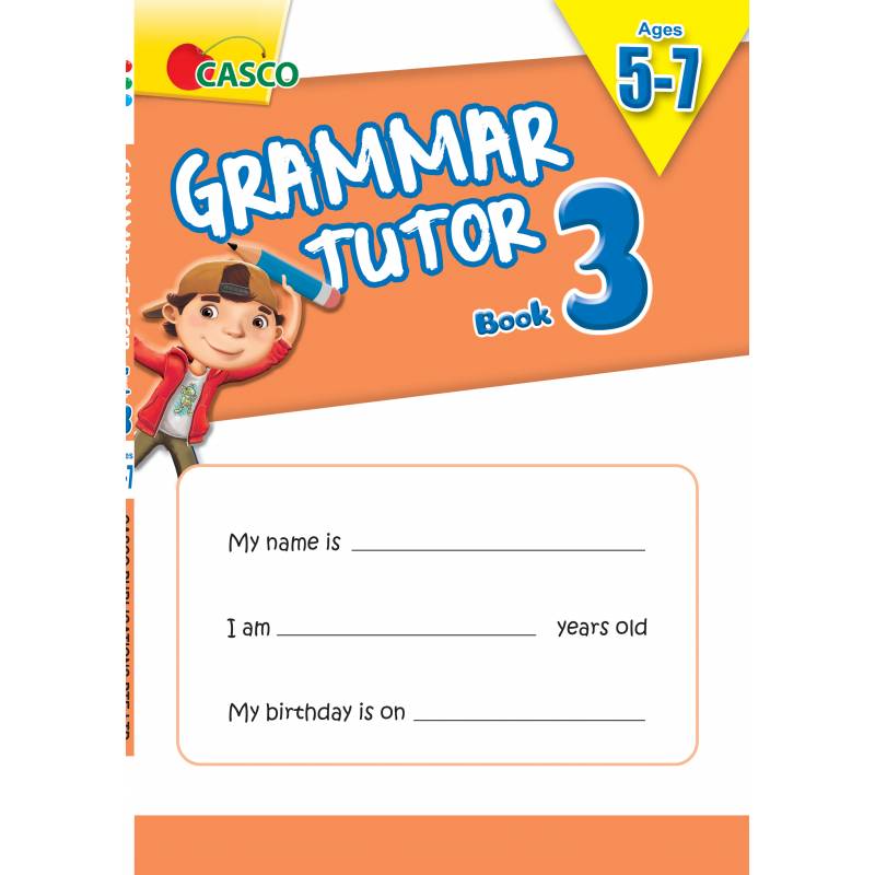 Pre-School Grammar Tutor for Ages 5-7 Book 3