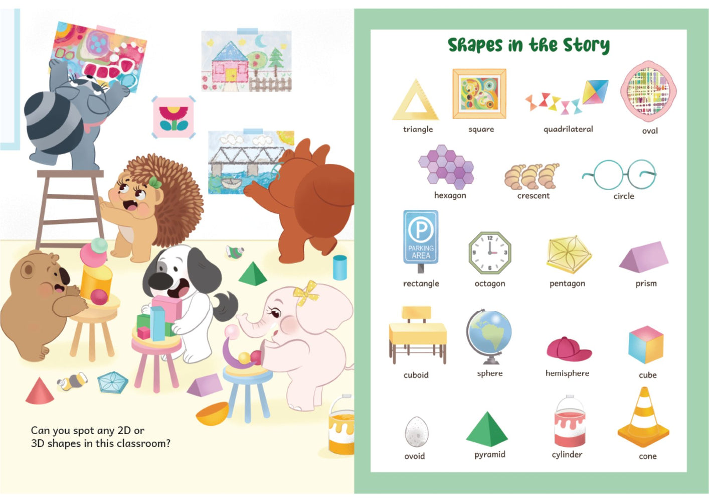 Maths Storybook: Some Special Spikes - 2D and 3D Shapes (4-7yo)