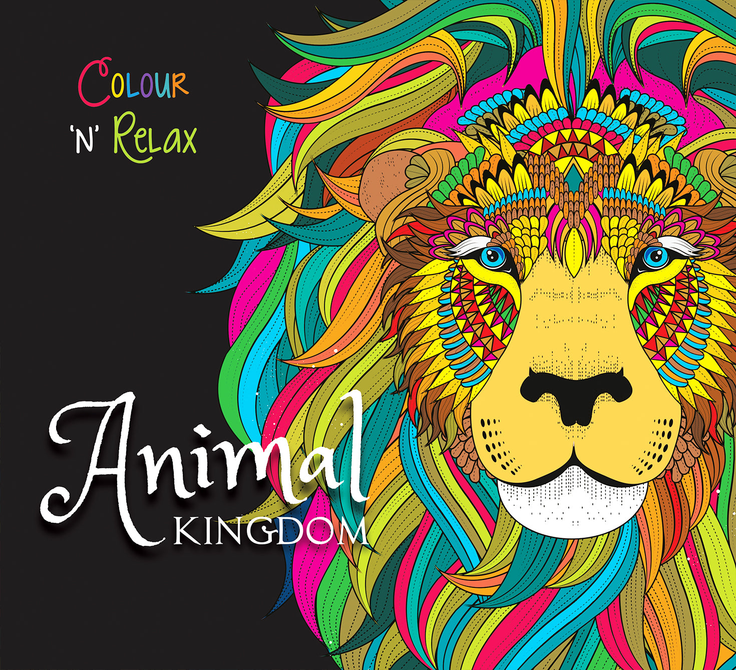 Colour N Relax: Animals Kingdom
