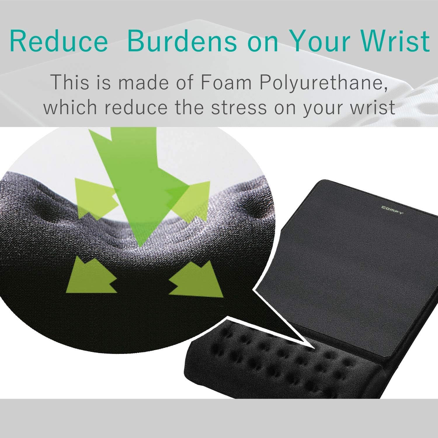 Elecom Mouse Pad with Wrist Rest