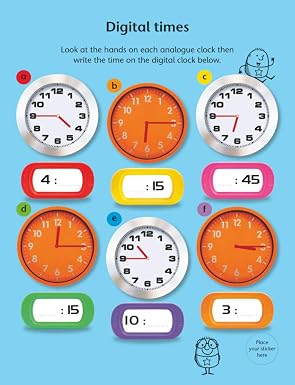 Smart Start Practice Pad: Tell the Time
