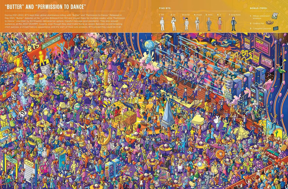 BTS: Unofficial Search-and-Find Biographies (Hardcover)