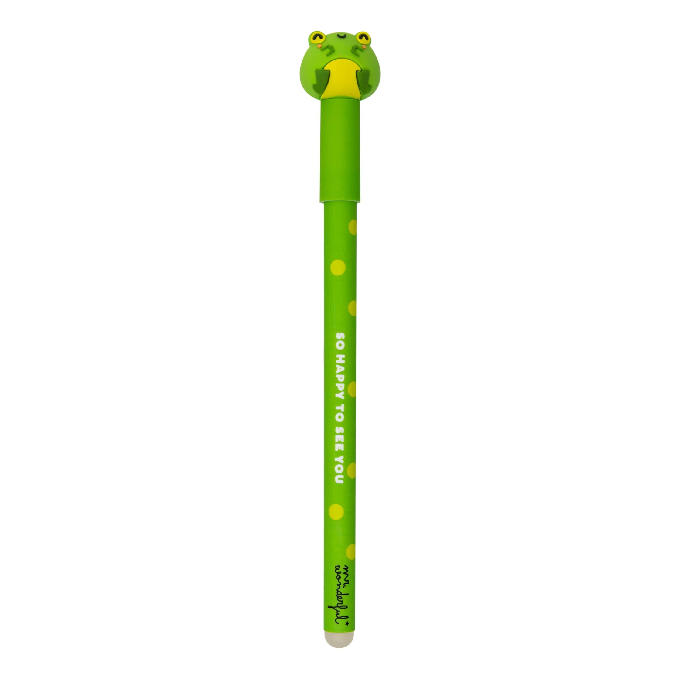 Erasable Pen With Cap - Susanna The Frog
