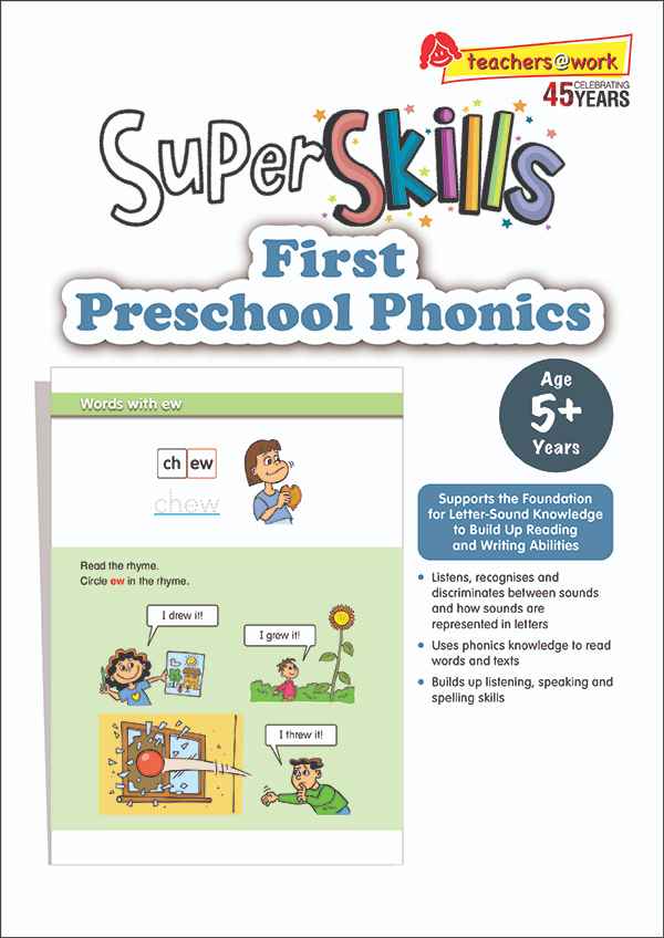 Super Skills First Preschool Phonics (age 5+ Years)