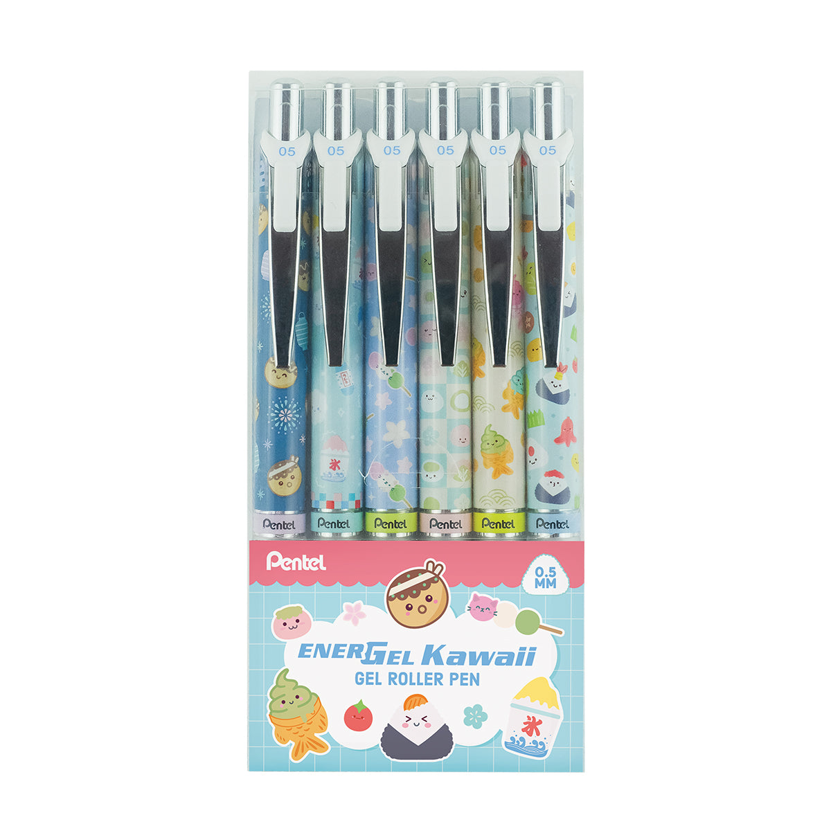 PENTEL Energel Kawaii+7 Gp05 6Pcs Set