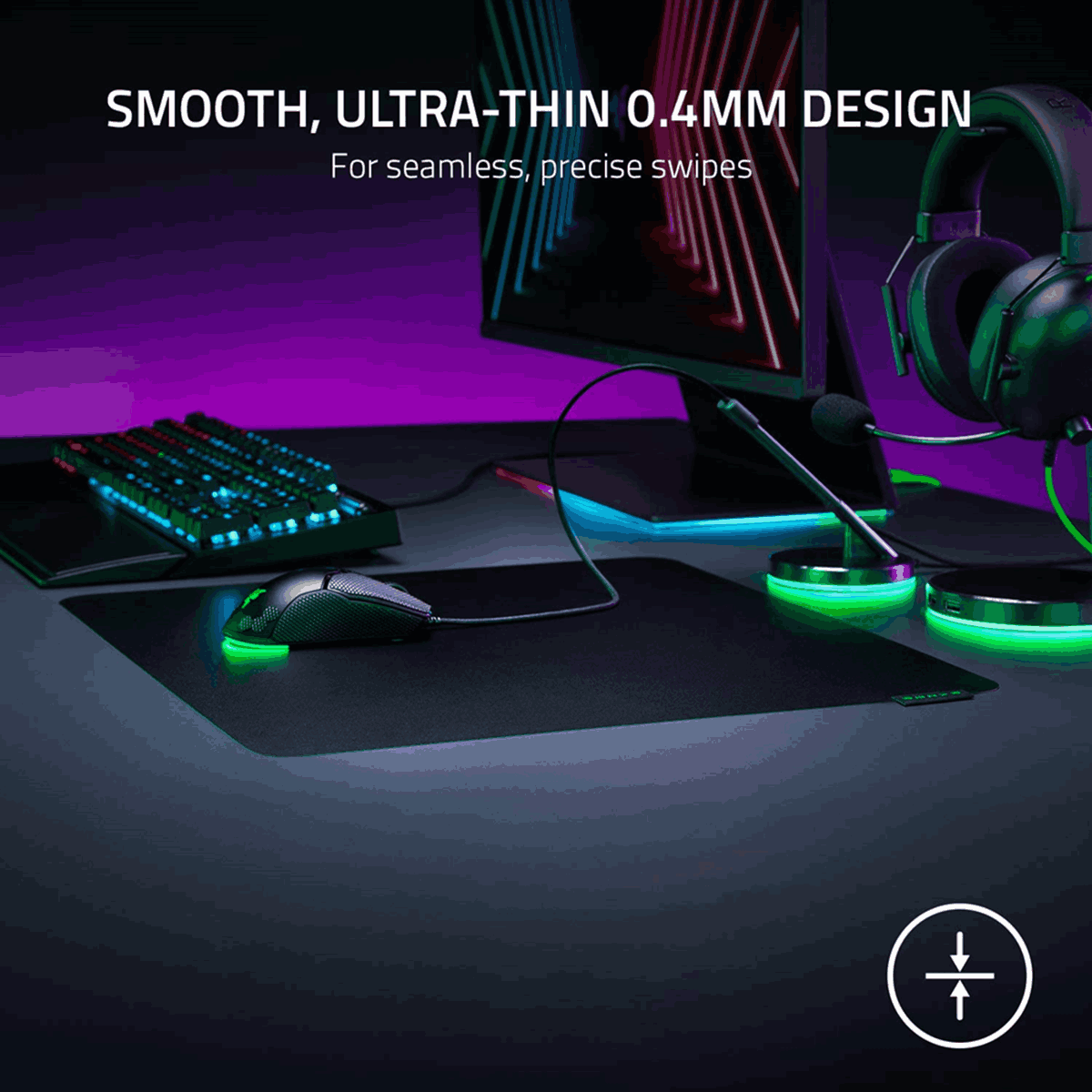 Razer Sphex V3 Ultra-Thin Gaming Mouse Mat Small 