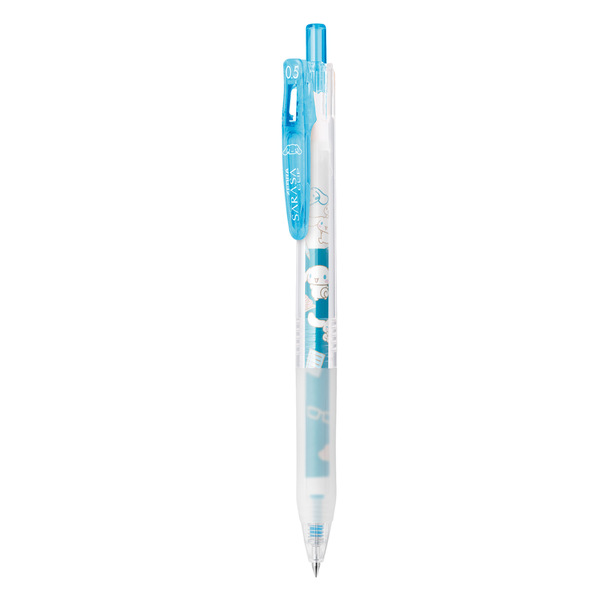 Zebra Sarasa Clip Sanrio L Blue Cinnam