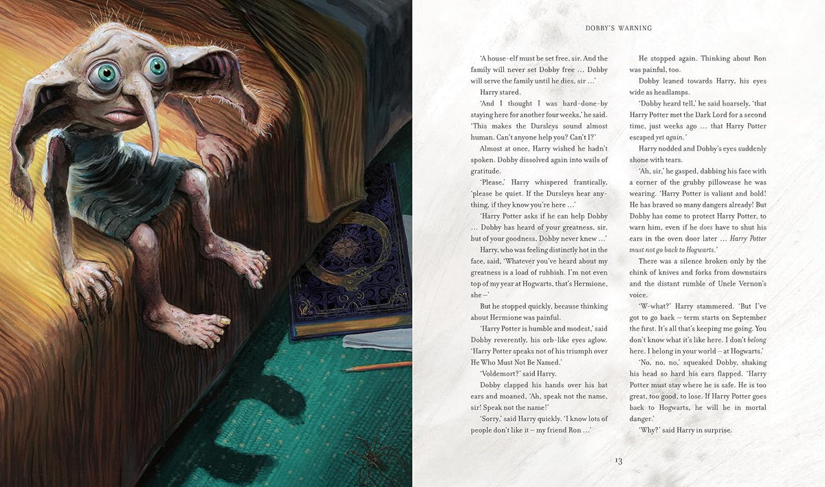 Harry Potter and the Chamber of Secrets: Illustrated Edition (Hardback)
