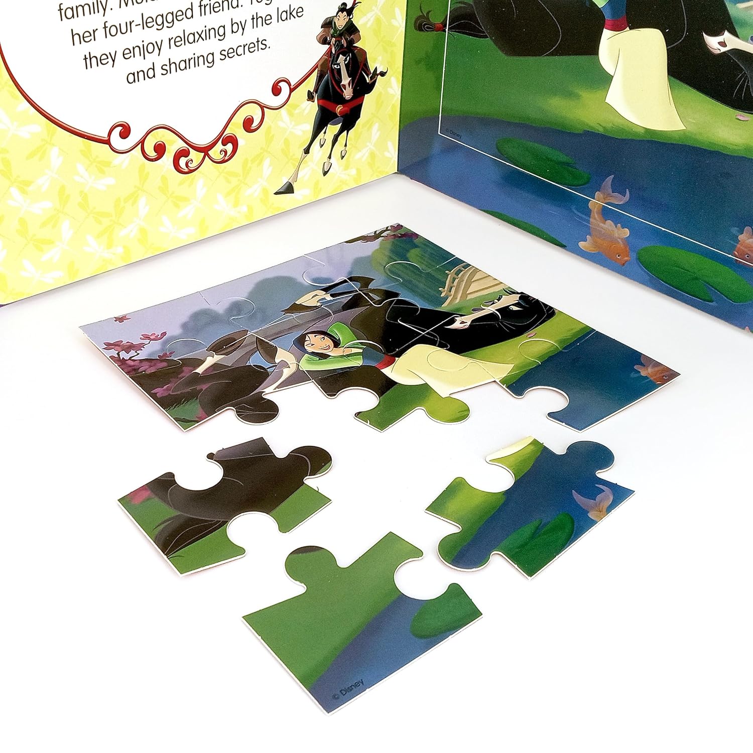 Disney Princess My First Puzzle Book (10-Page Board Book, 5 Puzzles) – Picture Book