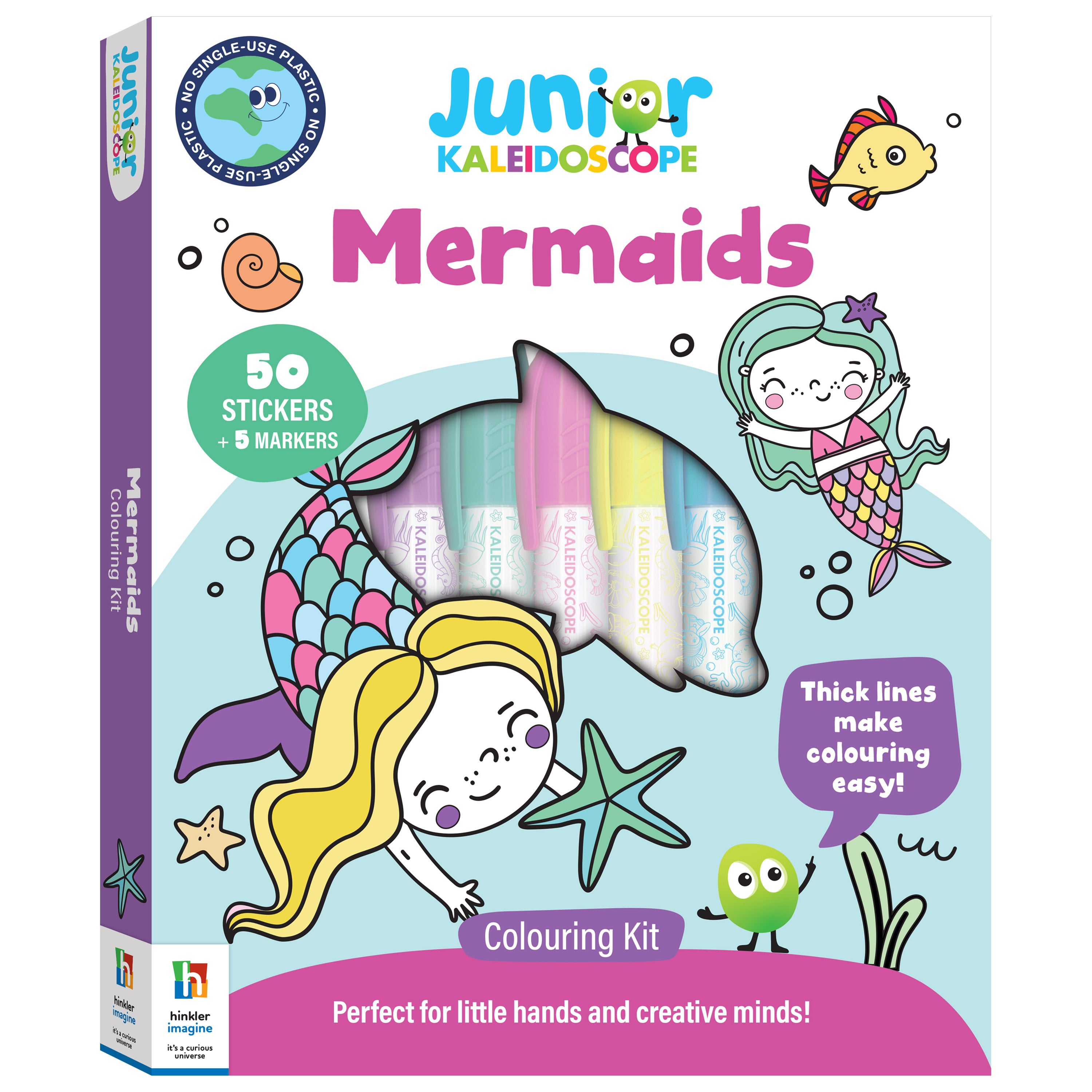 KALEIDOSCOPE COLOURING KIT MERMAIDS