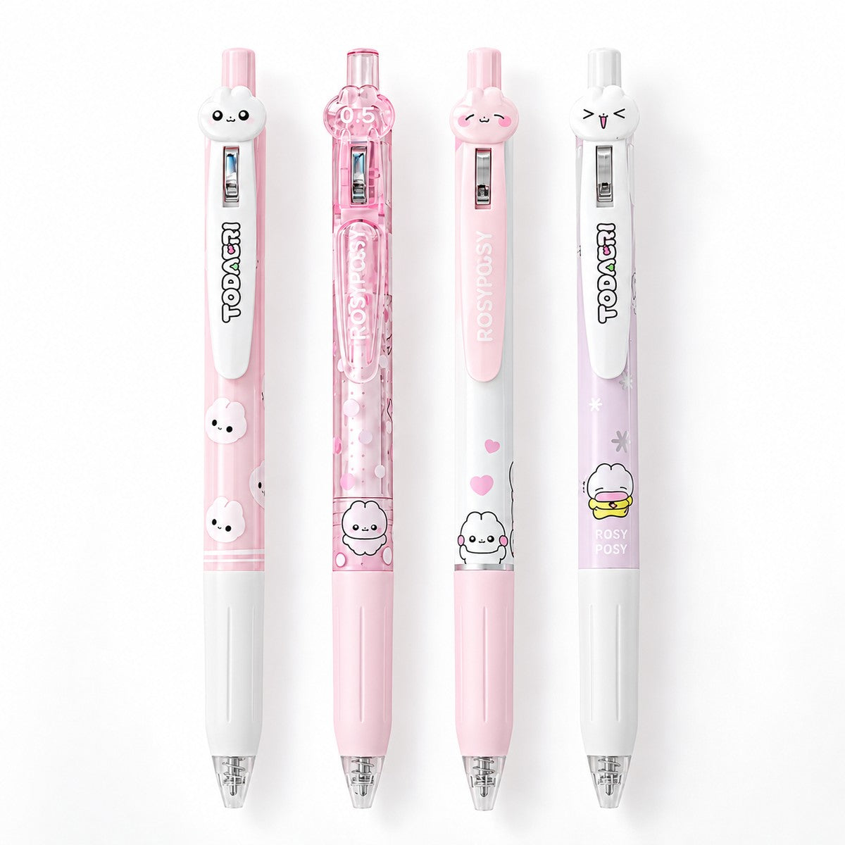  Todaeri RosyPosy 4pcs 0.5mm Pen Set - Pink 