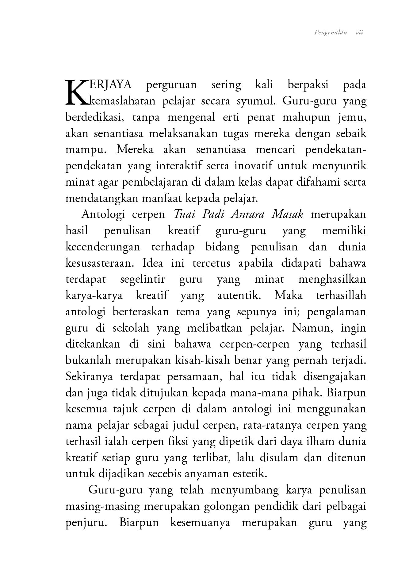 Tuai Padi Antara Masak
