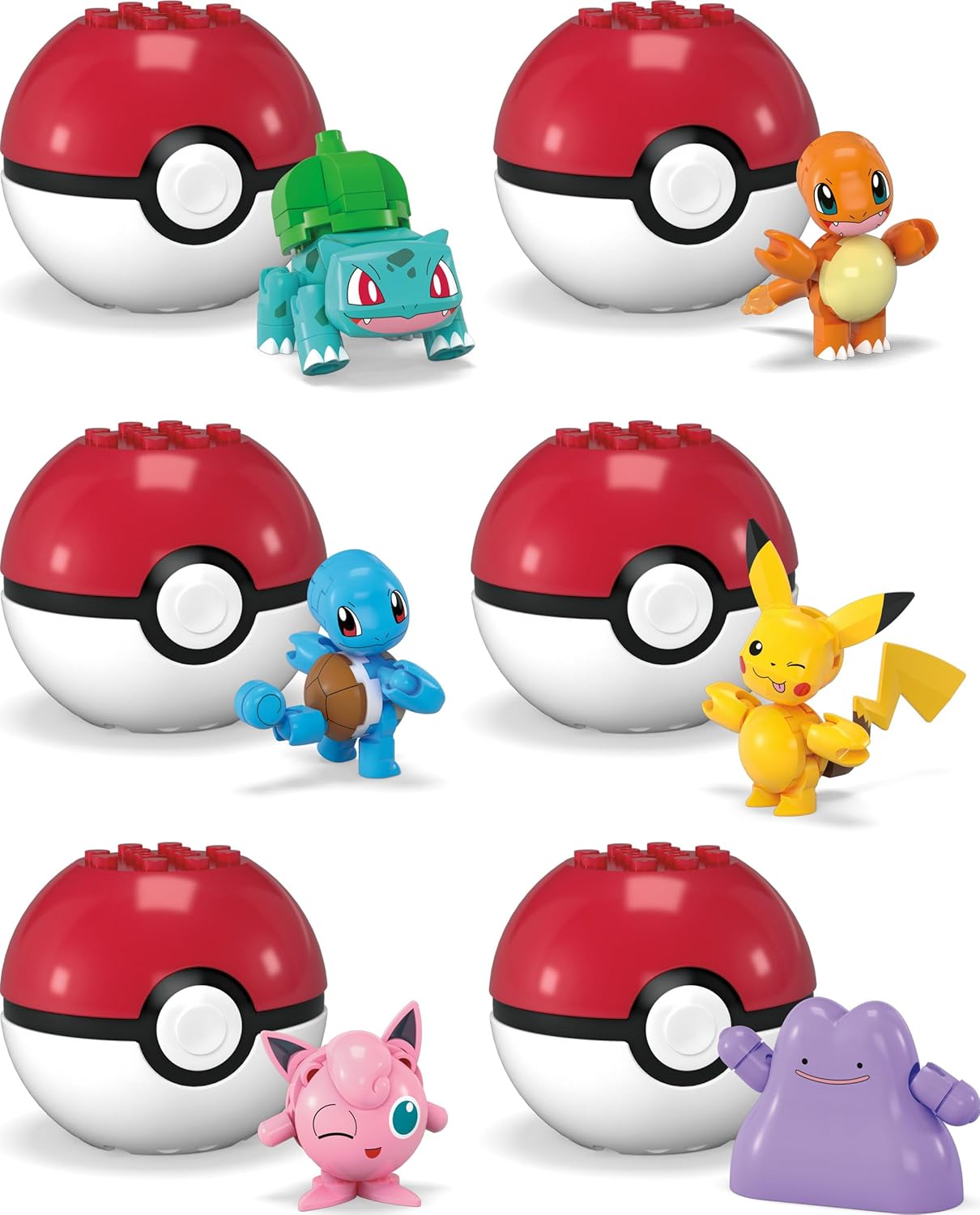 MEGA CONSTRUX POKEMON EVERGREEN POKE BALL ASSORTMENT