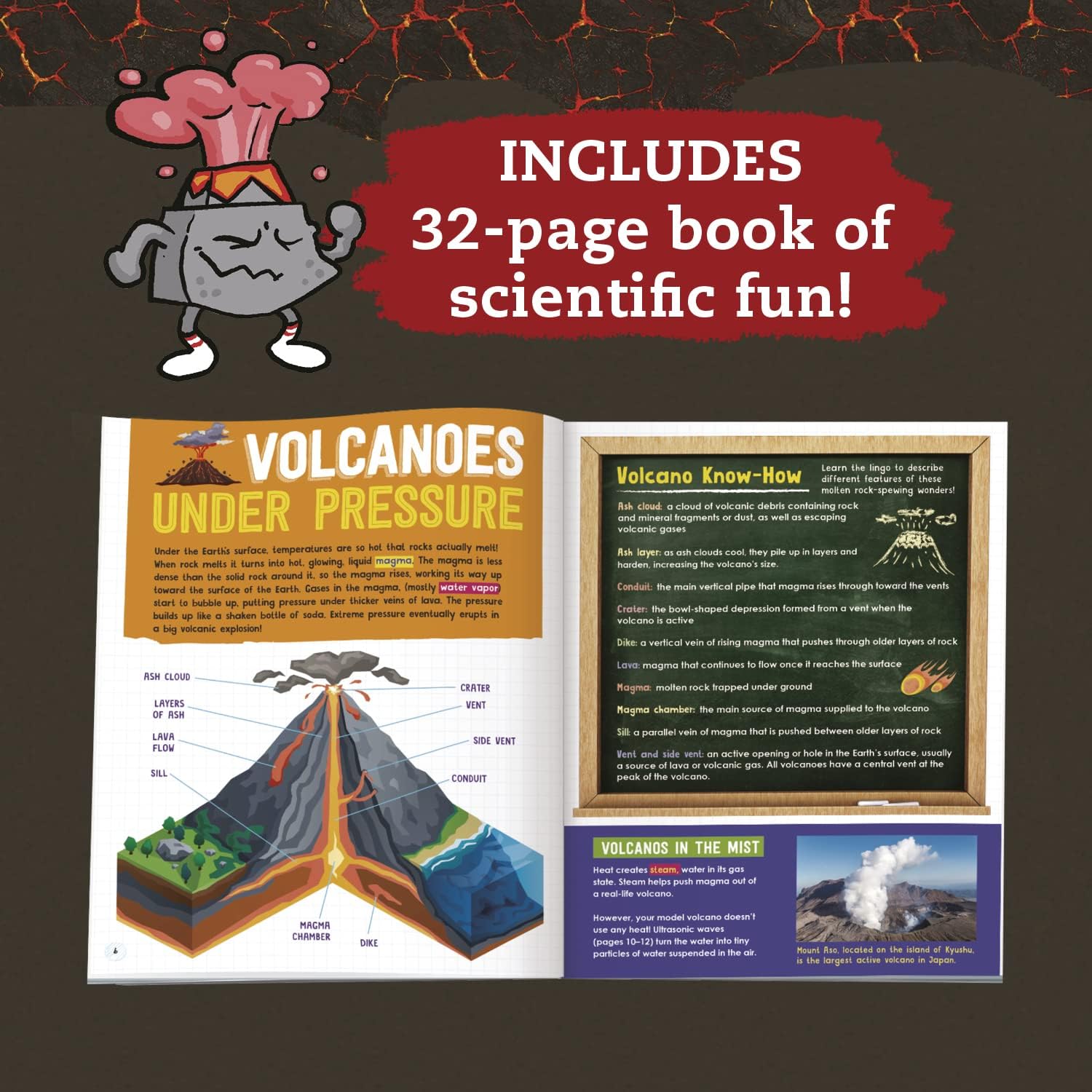 Klutz Ultrasonic Misting Volcano