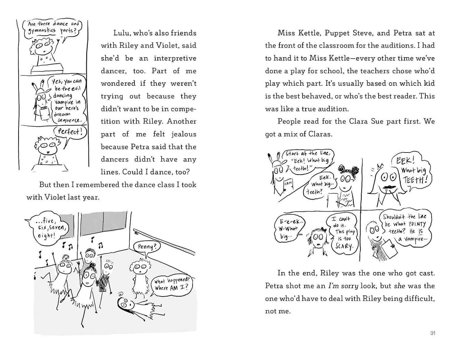 Penny Draws a School Play by Sara Shepard 