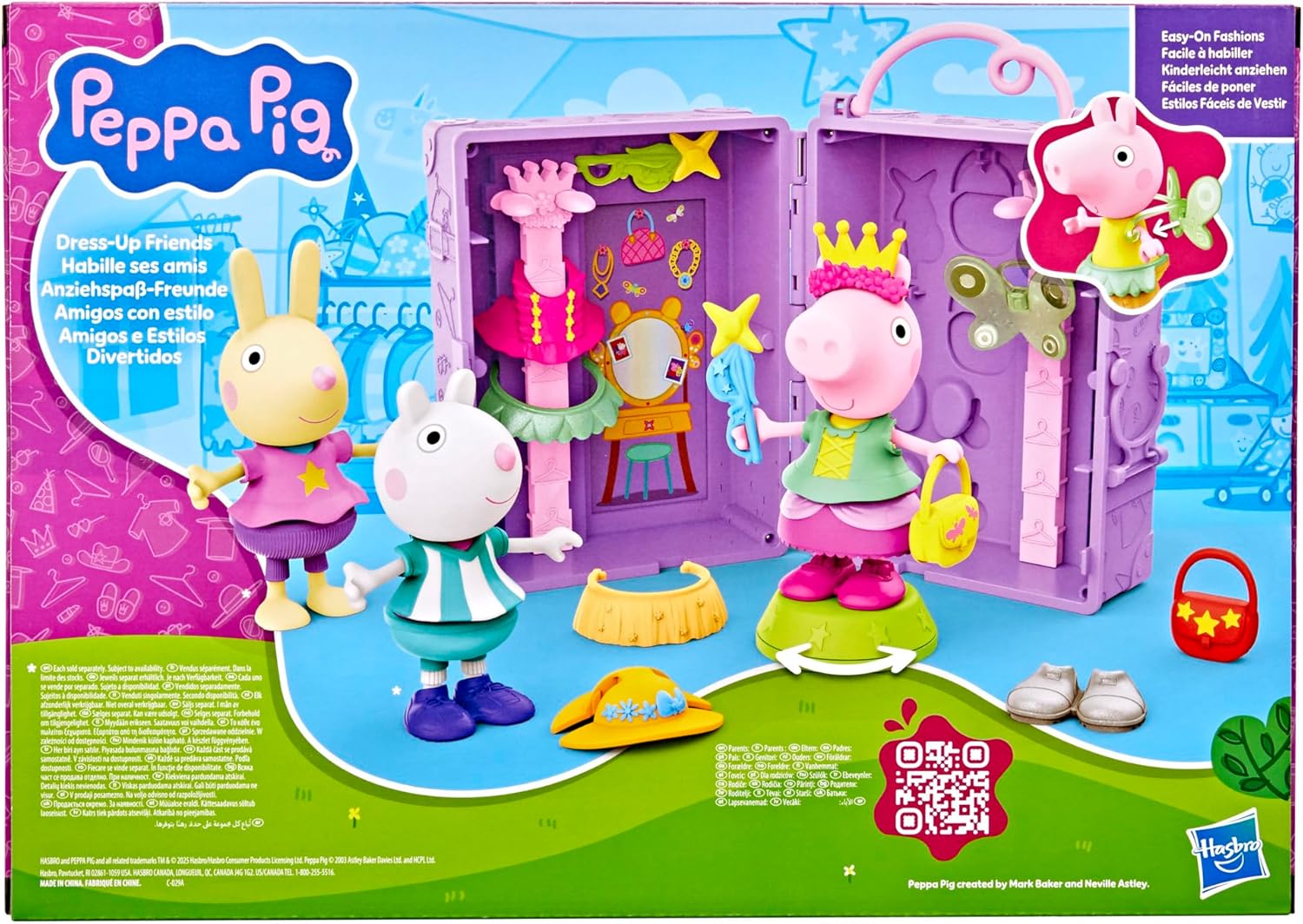 HASBRO PEPPA PIG PEPPAS DRESS UP WARDROBE PLAYSET