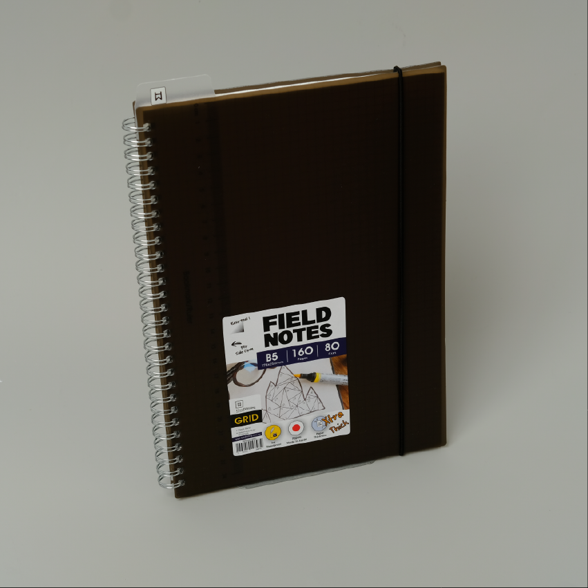 Hw Wire-o Pp Grid Notebook B5 80g 160pg